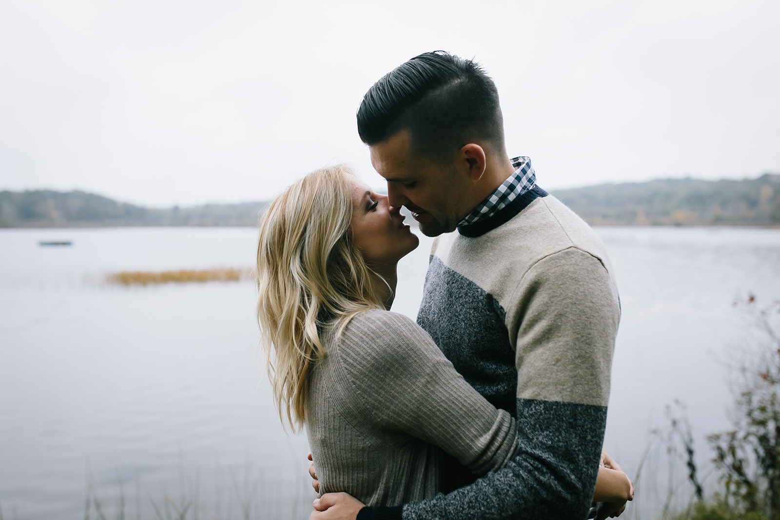 Jenn + Kevin: Autumn Engagement Session in Michigan